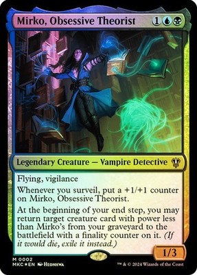 MTG - Mirko, Obsessive Theorist - Foil - Karlov Manor - Magic the Gathering