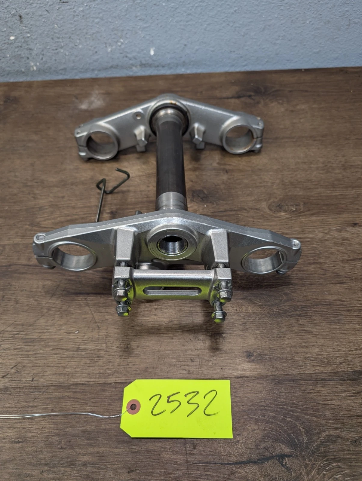 Kawasaki Ninja 650 EX650 2007-2008 OEM Upper Lower Tripple Tree Steering Stem