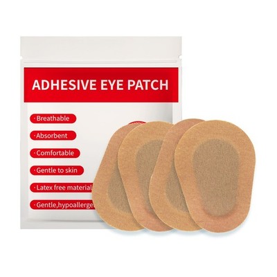 40pcs Beige Adhesive Eye Patches for Adult Non-Woven Fabric Eye Bandages Comf...