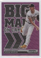 2022 Panini Prizm Draft Picks Big Man on Campus Purple Wave Adam Mazur 1u4