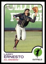 2022 Topps Heritage Minor League Larry Ernesto ACL Brewers #60