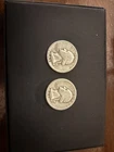 Lot of 2 1941 90% silver quarters