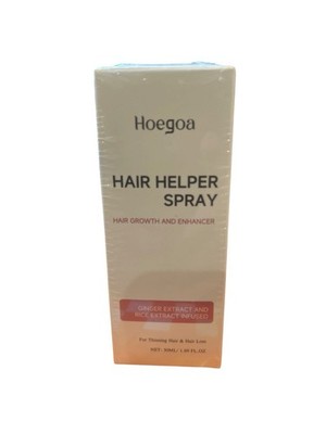 HOEGOA Hair Helper Spray Hair Growth & Enhancer Ginger Rice Extract 1.69 fl oz