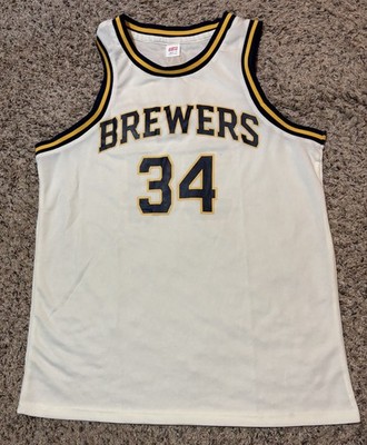 Giannis Antetokounmpo #34 Milwaukee Brewers ESPN Jersey Size Adult M - New W/O T
