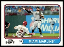 2023 Topps Heritage Jon Berti Miami Marlins #53