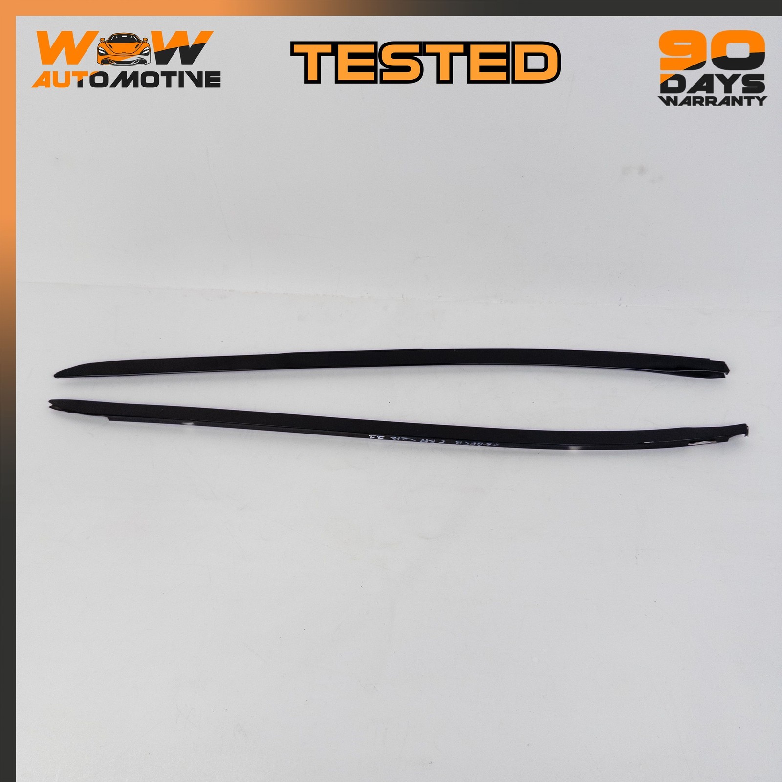 06-13 BENTLEY CONTINENTAL FLYING SPUR RIGHT LEFT WINDSCREEN DRIP SEAL MOLDING OE