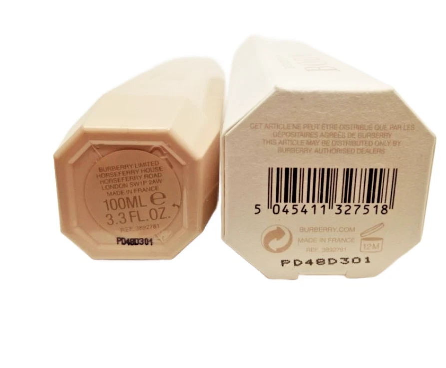 CREMA DE DUCHA CORPORAL BURBERRY MUJER 3,3 OZ/100 ML NUEVA EN CAJA EDICIÓN 2013 AGUA Foto 3 de 4