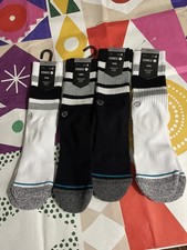 13- NEW Stance Casual Icon Mixed Crew Socks SZ M 6-8.5 4 Pack
