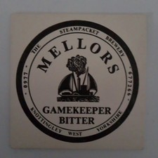 The Steampacket Brewery Knottingley West Yorkshire 1991 Vintage Beer Mat