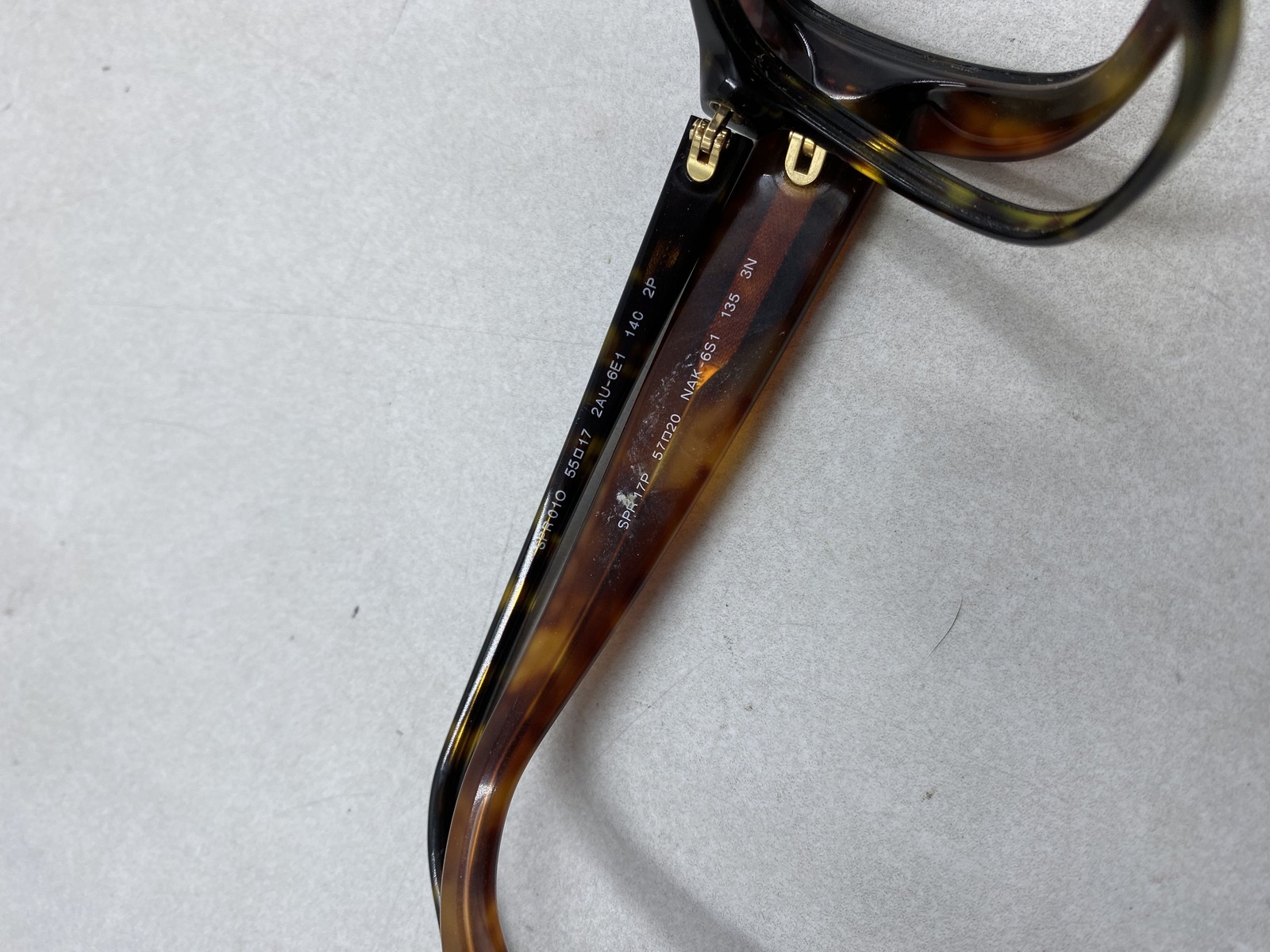 Prada Brown Tortoise Pattern Rectangle Eyeglasses - image 7