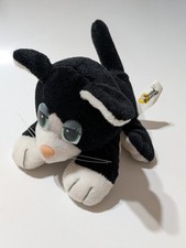 VTG 1998 Pound Purries Black Tuxedo Cat Plush Stuffed Soft Toy Galoob