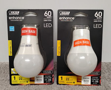 2 Feit Electric enhance 60-Watt Bright White LED w/GU24 Twist Lock Base/3000K.