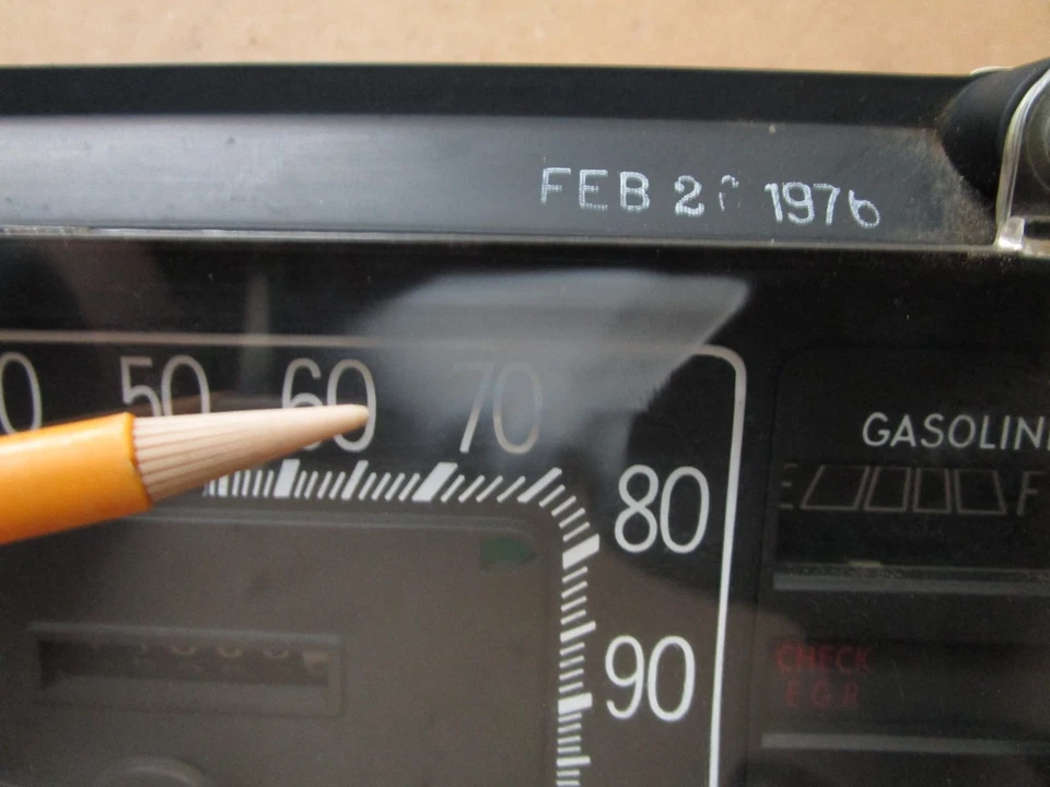 76 1976 Plymouth Volare Speedometer Instrument Cluster Speedo Gauge 14k Miles - Изображение 2 из 4