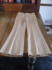 NWT Vintage 1970s Sedgefield Bell Bottom Pants Stone  Thomas 29 x 32 Deadstock