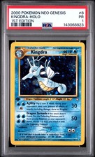 2000 POKEMON NEO GENESIS 1ST ED #8 KINGDRA-HOLO PSA 1