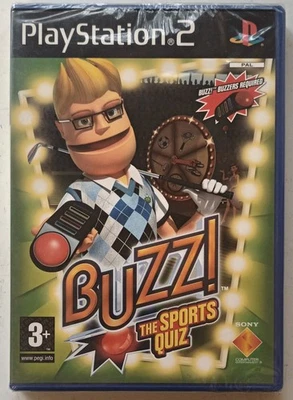 BUZZ! THE SPORTS QUIZ PS2 solus GAME UK PAL PLAYSTATION 2 brand new and sealed - Image 1 of 2