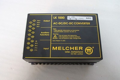 Melcher LK 1000  AC-DC/DC-DC Converter 255.002169  LK 1301-7ERD3T