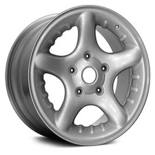 For Dodge Ram 1500 00-01 5-spoke Silver 17x8 Alloy Factory Wheel Remanufactured