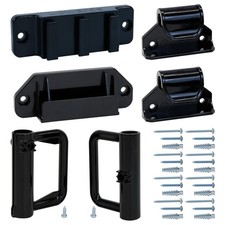 Black Retractable Baby Gate Replacement Parts Hardware Wall Mount Accessories