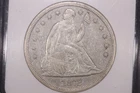 1872-S Seated Liberty Dollar, Rare Coin, Mintage 9000, NGC AU-53