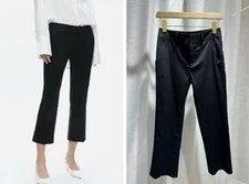 Women Alice + Olivia Lyocell High Waist Straight Pants
