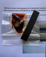 Rebuild kit for Bosch washer shock absorber 00648176 648176 SUSPA 062-30027