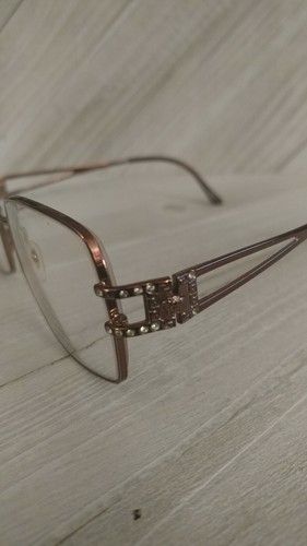 Authentic VERSACE 1114-B 1045 Designer EYEGLASSES FRAMES 54-18-130 Bronze/Brown - Picture 9 of 9