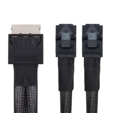 OCuLink PCIe PCI-Express SFF-8611 8x 8-Lane to Dual SFF-8643 HD 4x SSD Active