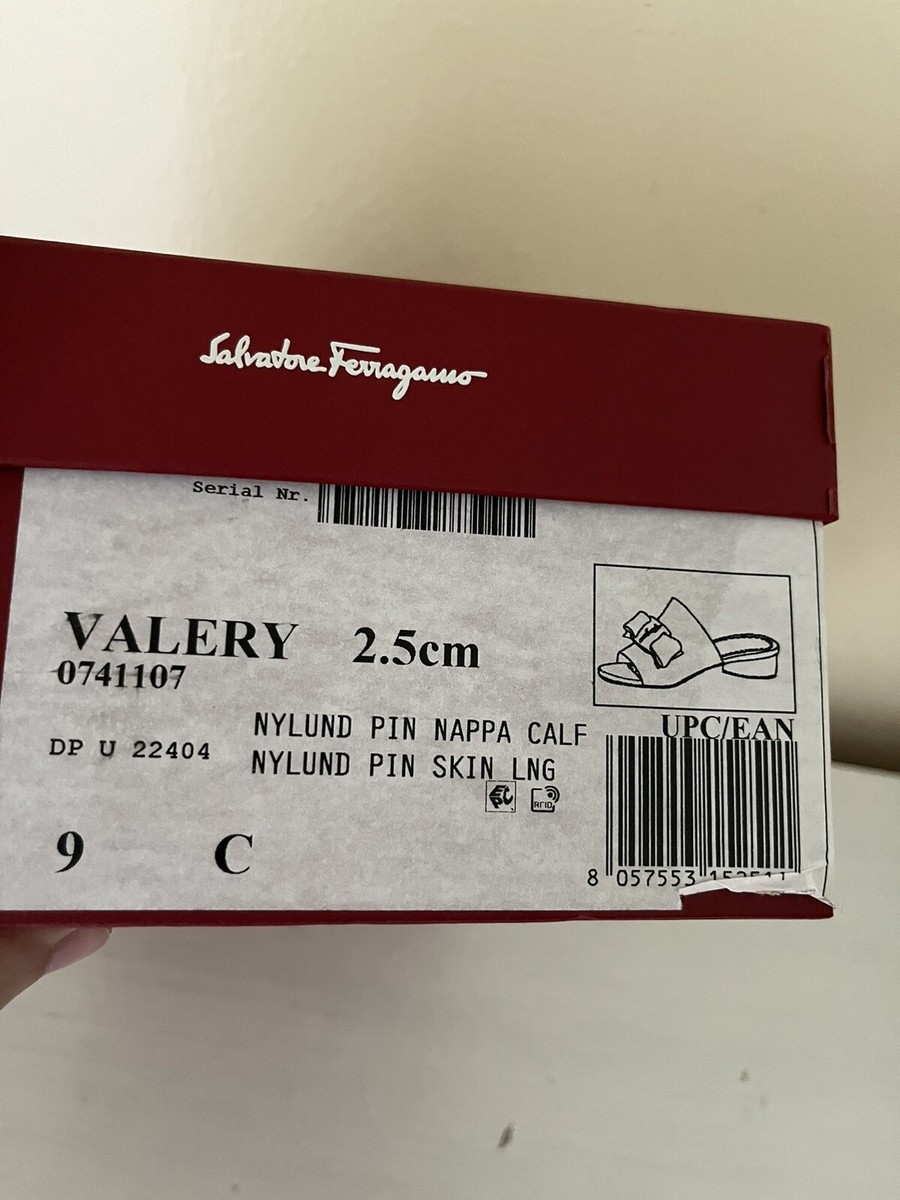NIB Salvatore Ferragamo Women Pink Leather Sandal Shoe Size