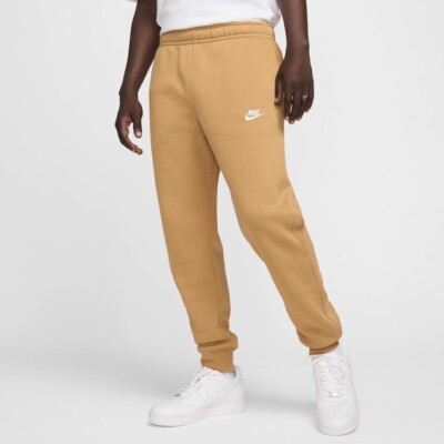 Nike Sportswear Fleece Jogger Essential Pants Tan Beige Flax Brown BV2671-224
