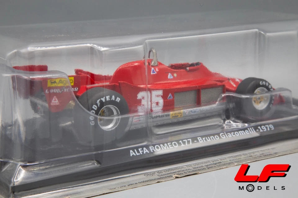 1:24 Alfa Romeo 177 Bruno Giacomelli 1979 - Le Grandi F1 - Immagine 3 di 3