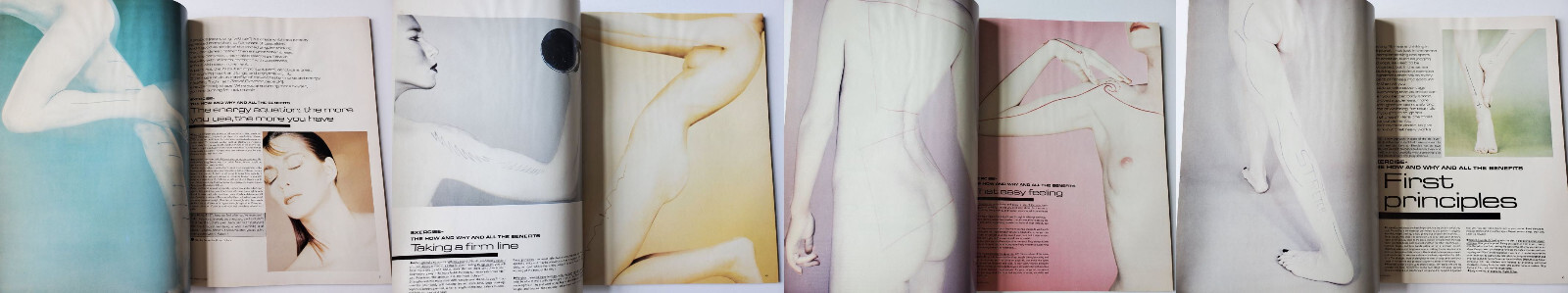 1983 UK Beauty In VOGUE mag Bonnie Berman Kirsten Allen Jaclyn Smith Lise Brand