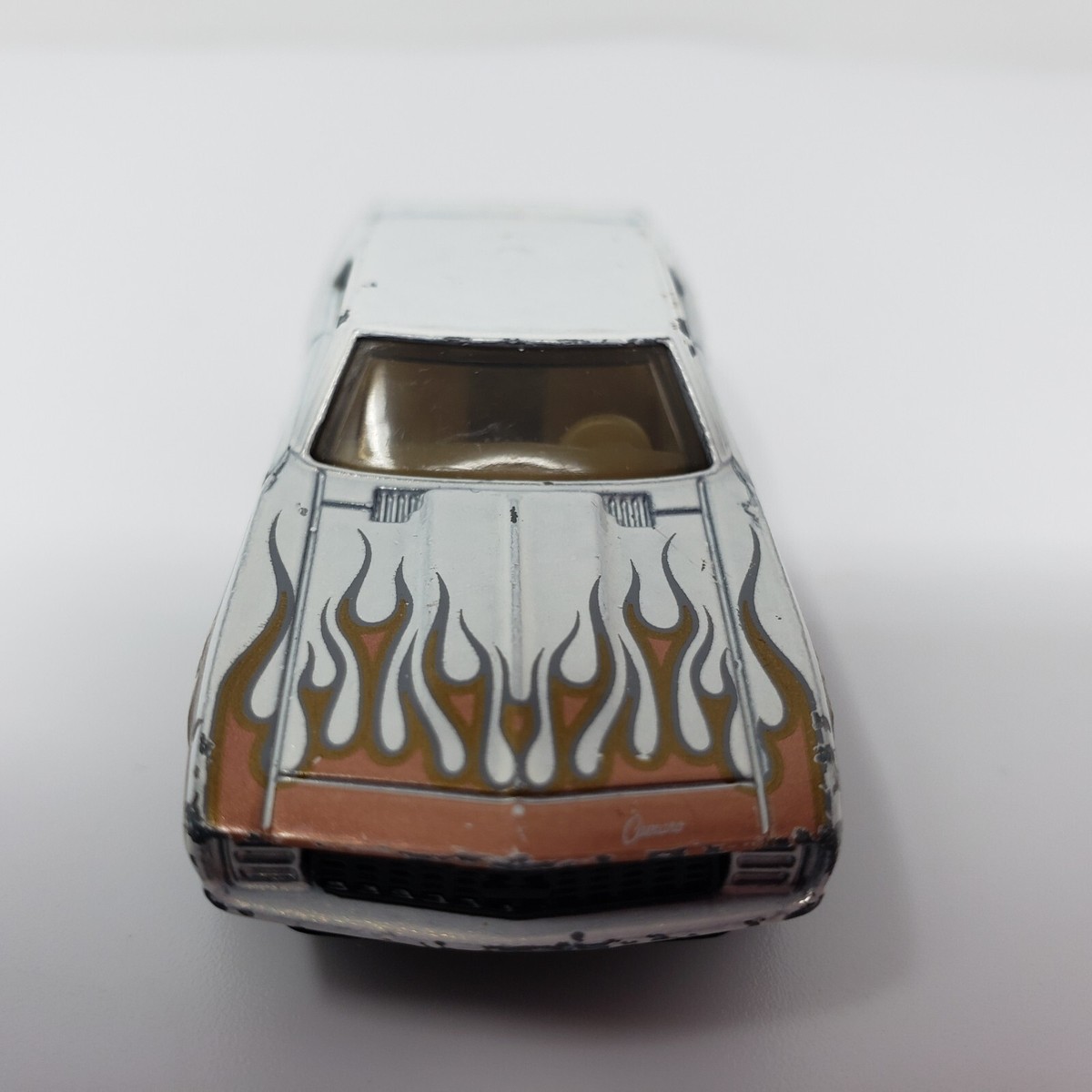 Hot Wheels '69 Chevy Camaro White Flames Diecast Die-cast Toy Car