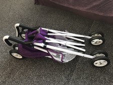 silver cross pop twin max dolls pushchair in vintage pink