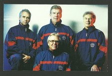 Glen Sather New York Rangers Team Issued Large Card Stock Hockey Photo Coaches