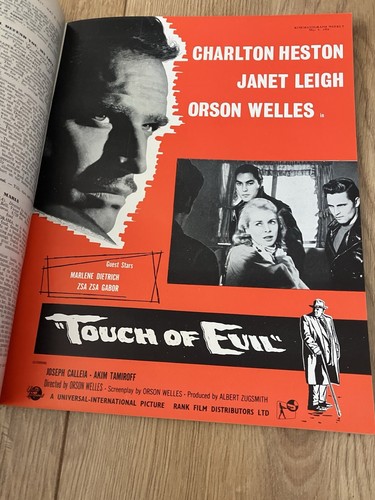 Kine Weekly magazine x 3 1958. Touch of evil. Cameron Mitchell.Battle of the V.1 - Picture 4 of 10