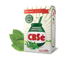 2 Packs Yerba mate CBSe (HIERBAS SERRANAS) X 500/G
