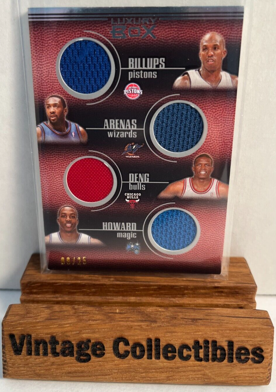 2007-08 Luxury Box 8 Game Used Jersey BILLUPS/ARENAS/HOWARD/+5  #d /25 ONLY!!