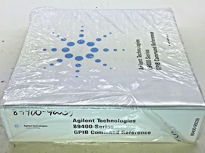 Agilent HP 89400 Series Analyzers GPIB Command Reference P/N 89400-90039