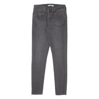 LEVI'S 710 Womens Jeans Grey Slim Skinny W28 L30