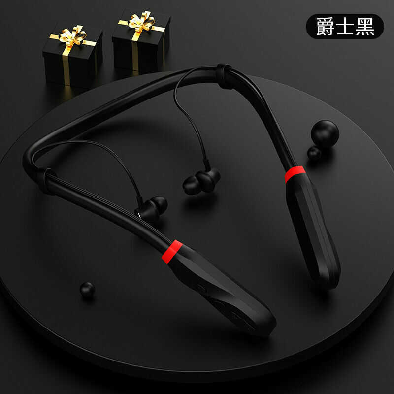 Bluetooth 5.1 Sports Neck Mounted Earphone Magnetic earplug 