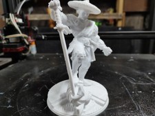 Tecno Samurai Cyberpunk Figure 1:9 scale 8in height 3d printe Model kits DIY