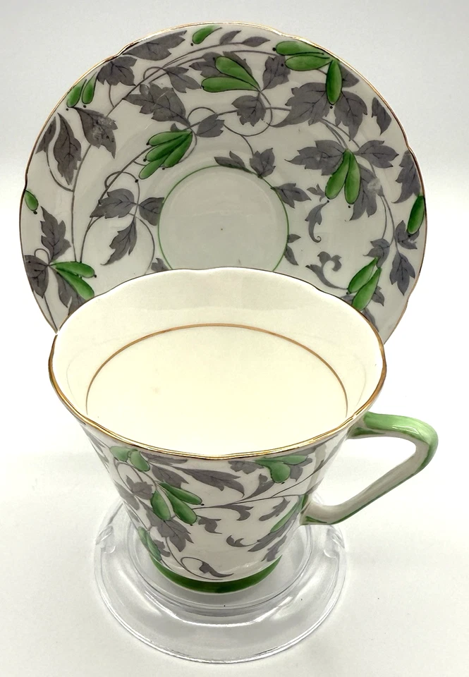 TAZA Y PLATILLO DE TÉ Royal Grafton Ashley Bone China Inglaterra Bridgerton fiesta de ducha Foto 3 de 4