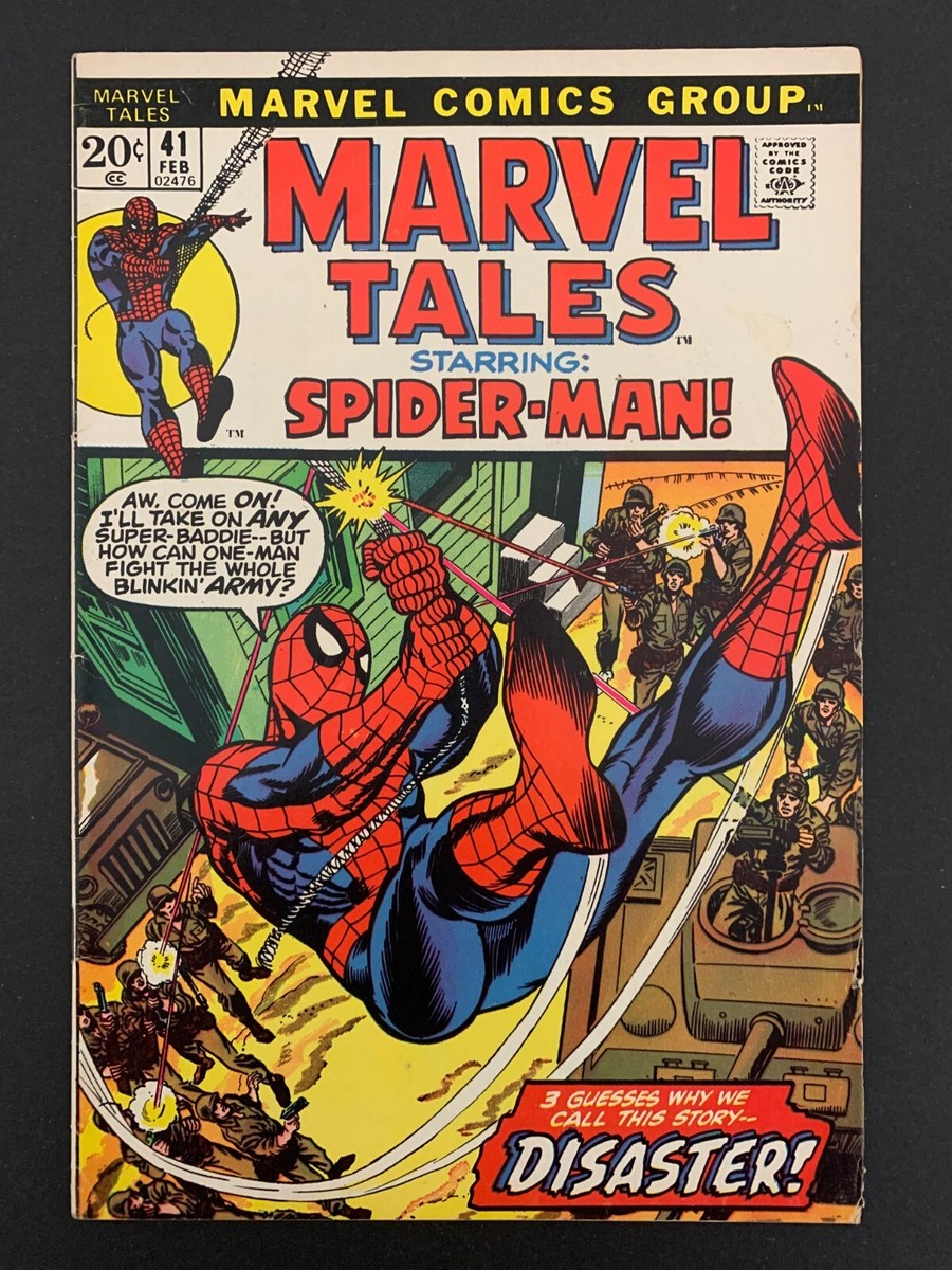 MARVEL TALES #41 *SOLID!* (1973) SPIDER-MAN! STAN LEE! ROMITA