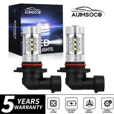 2x 9006hb4 Led Fog Light Bulbs Driving Lamp Cool White 10000k High Power Lamp