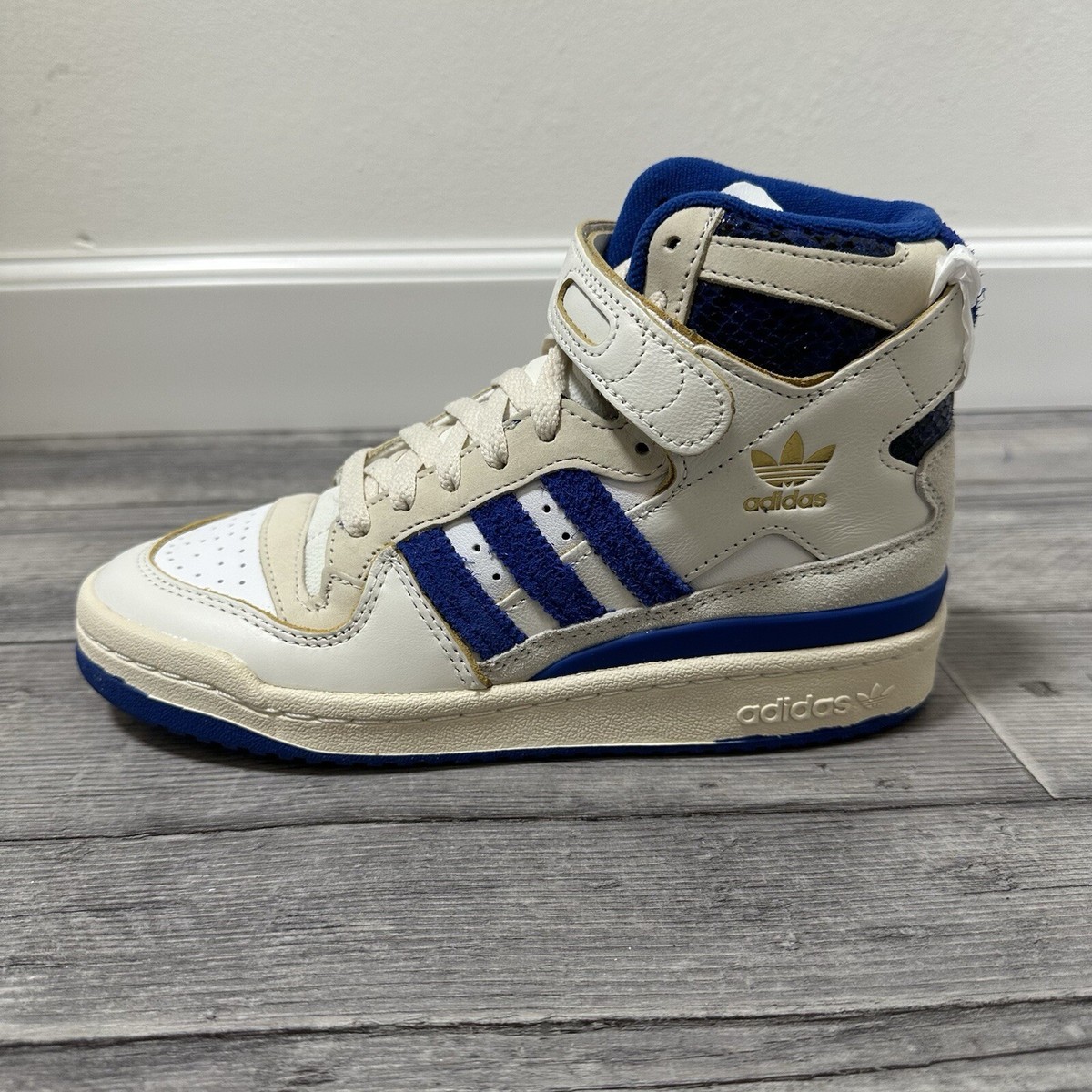 Adidas Forum 84 Hi Trainers in Royal Blue Size UK 4.5, US 5 EU 37