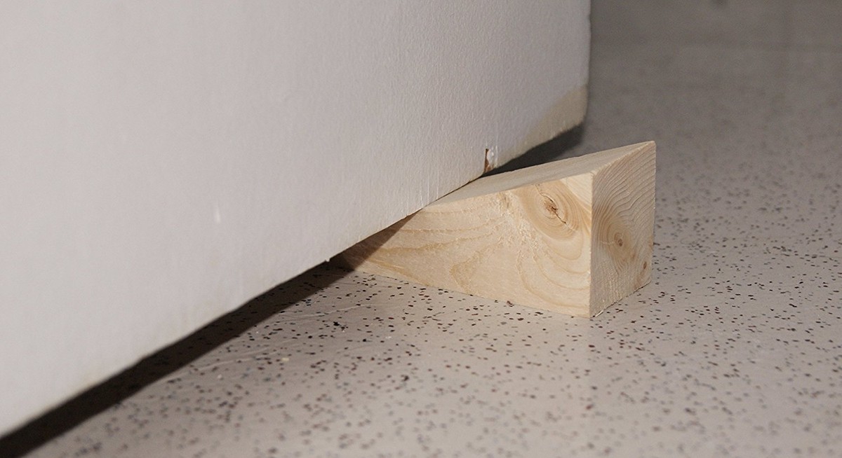 Wooden Door Stopper Pack Non-Slip Door Stops Wooden Wedges Wood