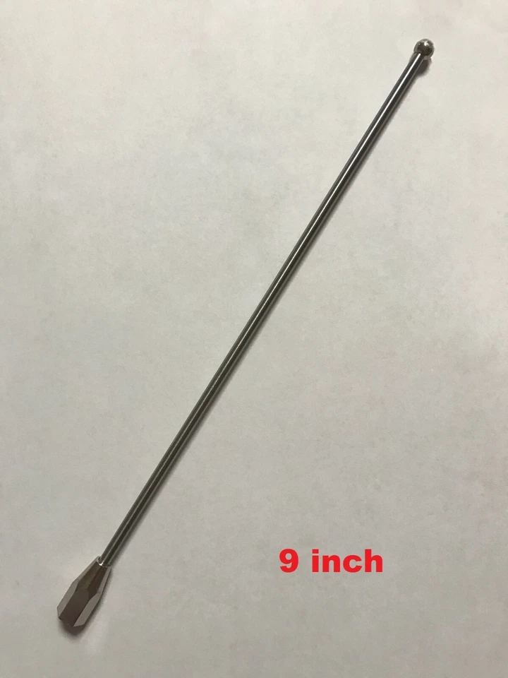 Mástil de antena de acero inoxidable de 9" radio AMFM para Volkswagen Passat 1990-2005 Foto 3 de 4