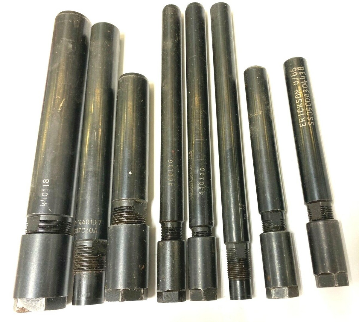 【WHAT WE WANT】  WWW_EXTENSIONTABLECASE CHUCK EXTENSION ASSORTMENT --LOT OF 8-- **SEE DESCRIPTION