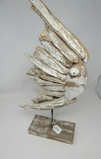 24 Inch Driftwood Fish Art Piece Sculpture